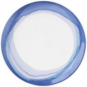 Lenox Indigo Watercolor Stripe Collection Porcelain Accent/Salad Plate, A Macy's Exclusive Style