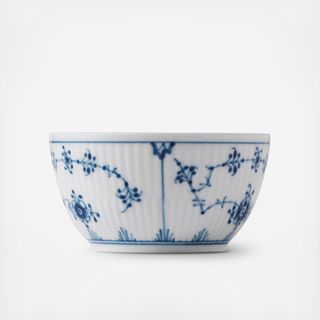 Blue Fluted Plain Bowl