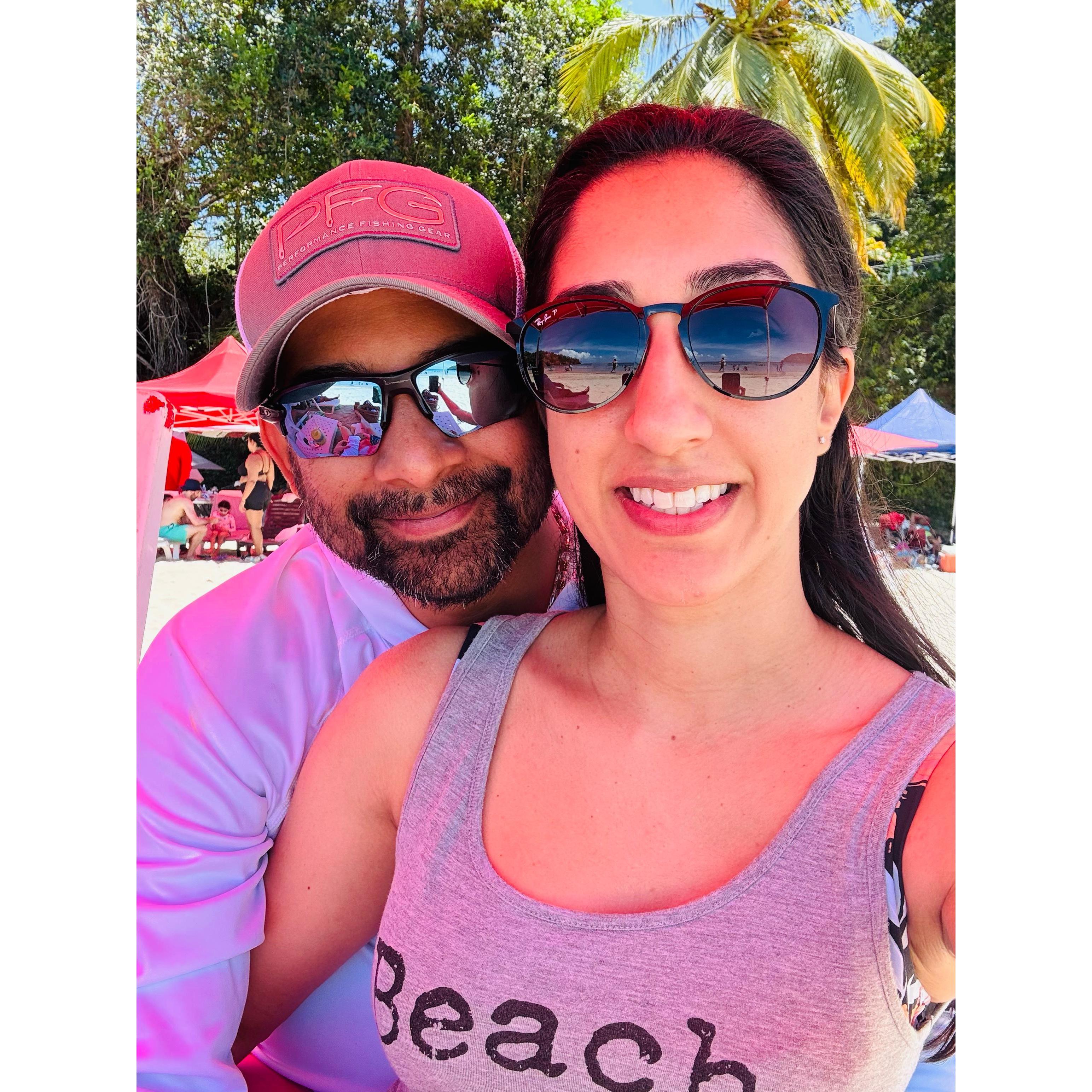 Our First Beach Run..Las Cuevas