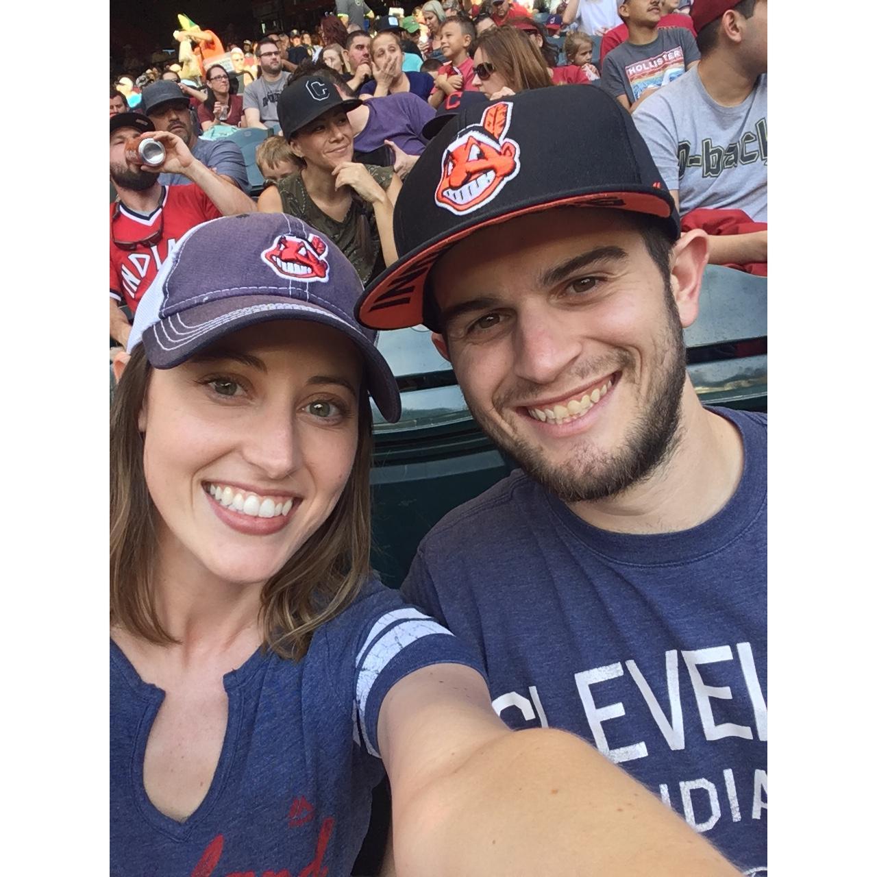 GO TRIBE!!! Seriously, how awesome would it be if Jake and Jules got married the same year the Cleveland Indians won the World Series?? Just sayin'.
