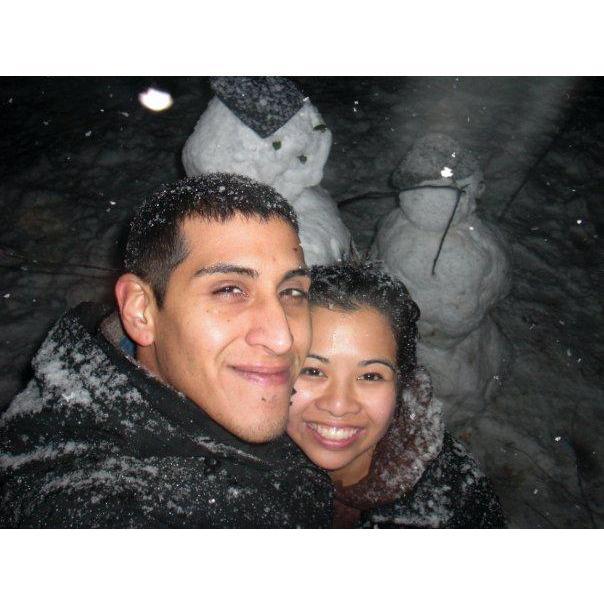 2010 - when the DFW area had snow and we made a snowcouple