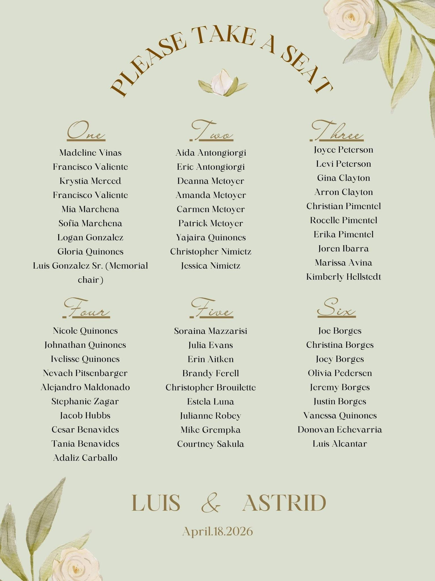 The Wedding Website of Astrid Valiente and Luis Gonzalez