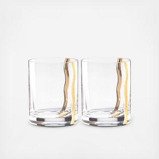 Mezza Double Old Fashioned Glass, Set of 2