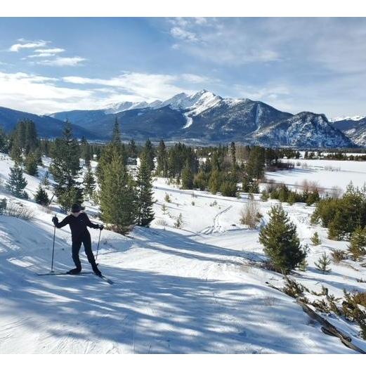 Cross-country in Frisco, Colorado - winter 2021