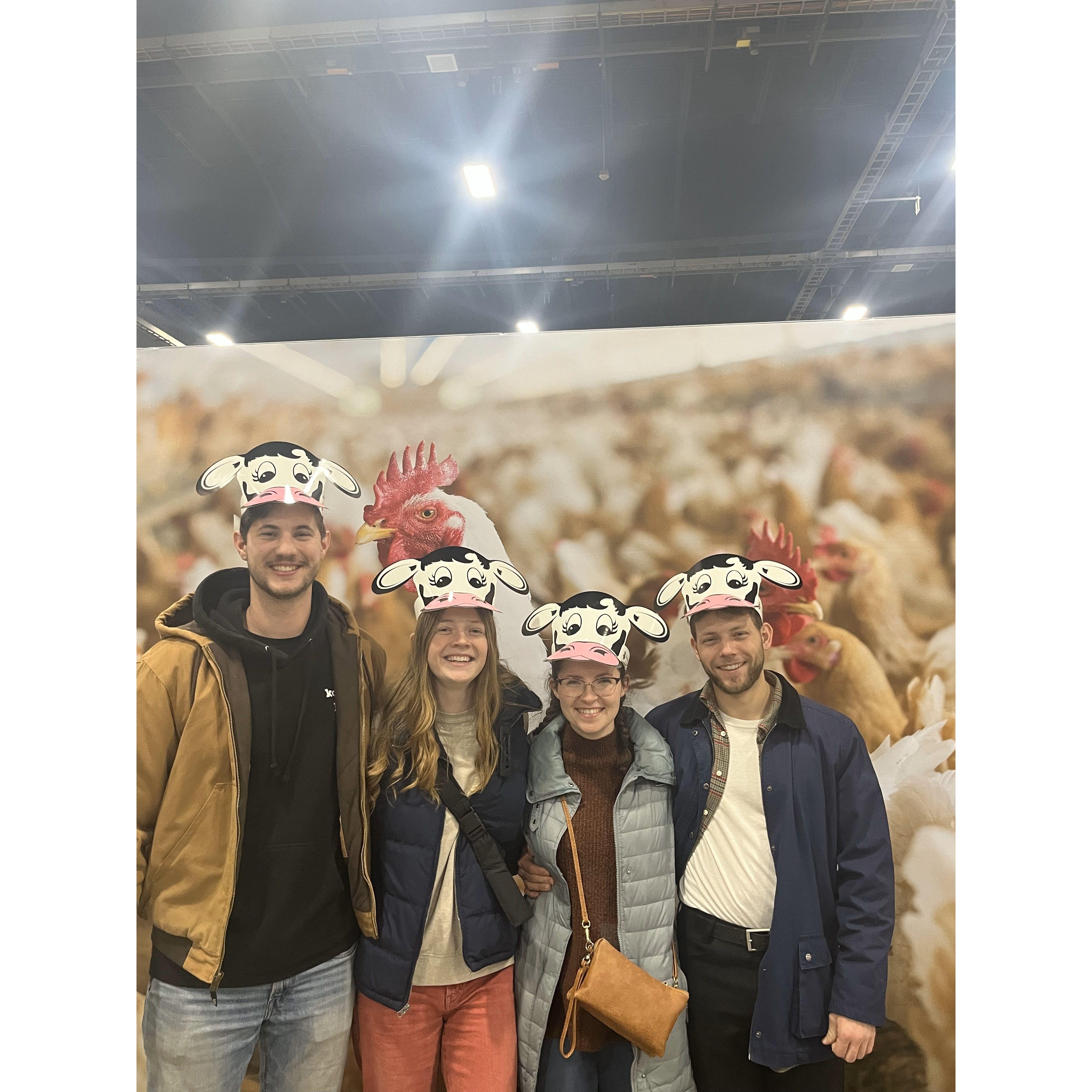 Emily was taught the ways of PA when Danny & the Hollanders brought her to the PA Farm Show for the first time last winter!