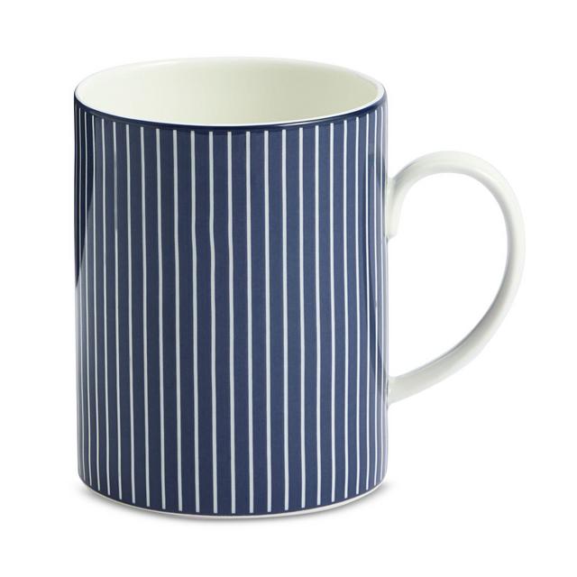 Wedgwood GIO 11.5 oz. Mug, Pinstripe Blue