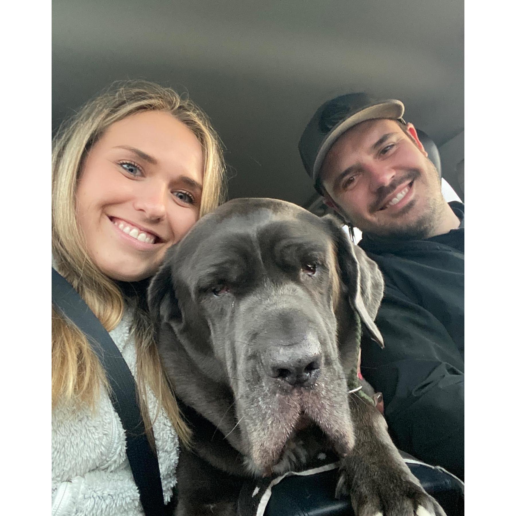 Family photo with our Sweet Kegger boy. We miss him everyday!