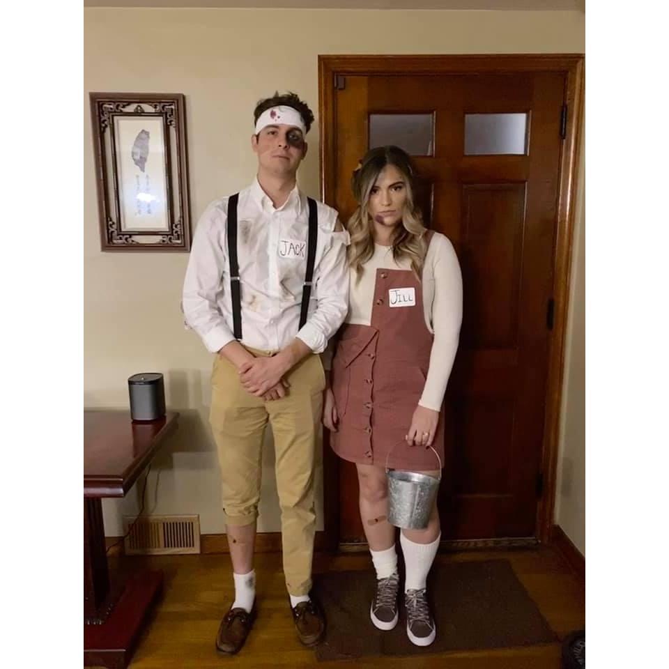 Our super last-minute Halloween costume!
