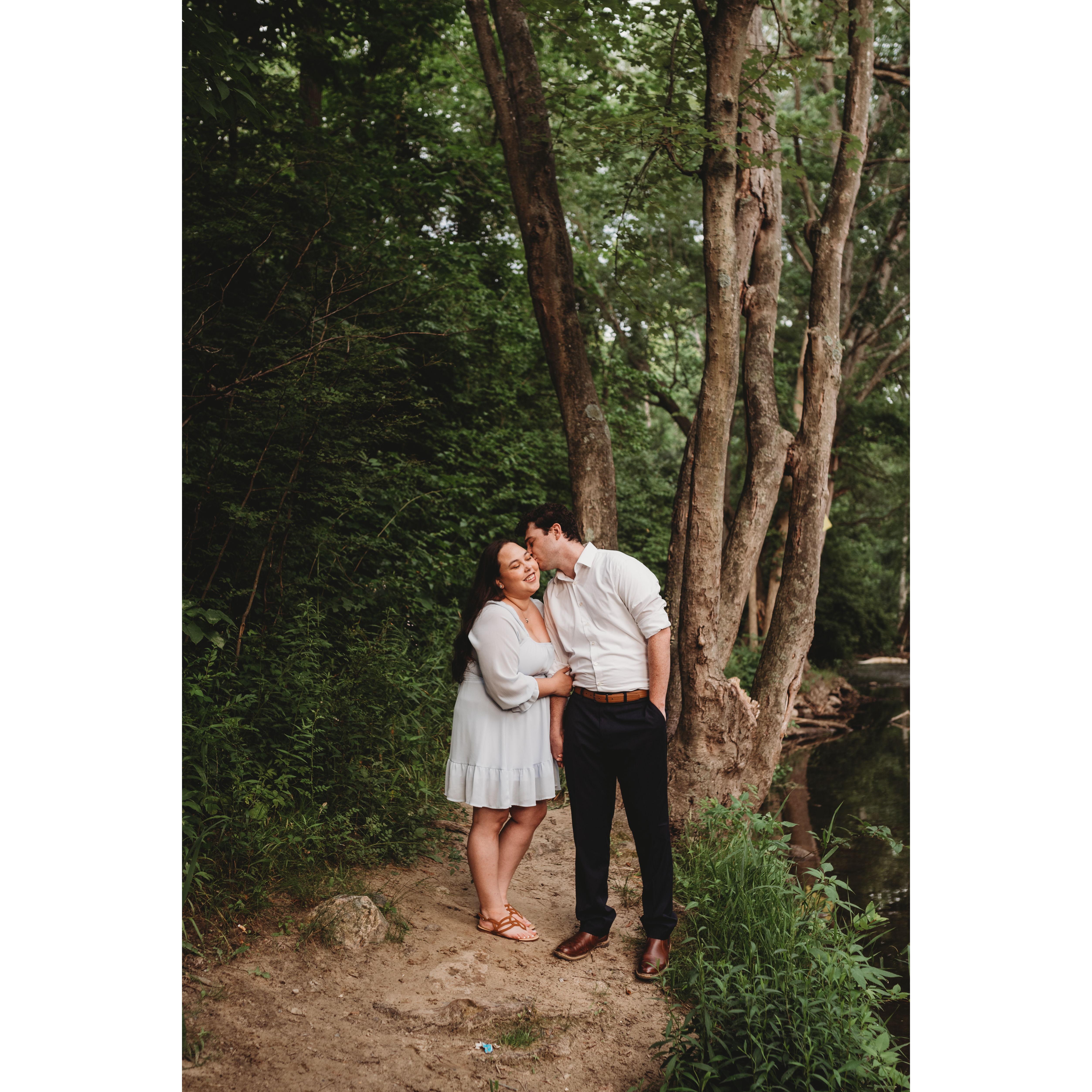 Engagement Photos at Yates Cider Mill July 2022