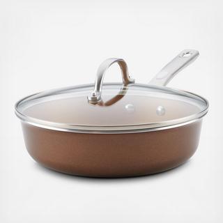 Porcelain Enamel Covered Saute Pan