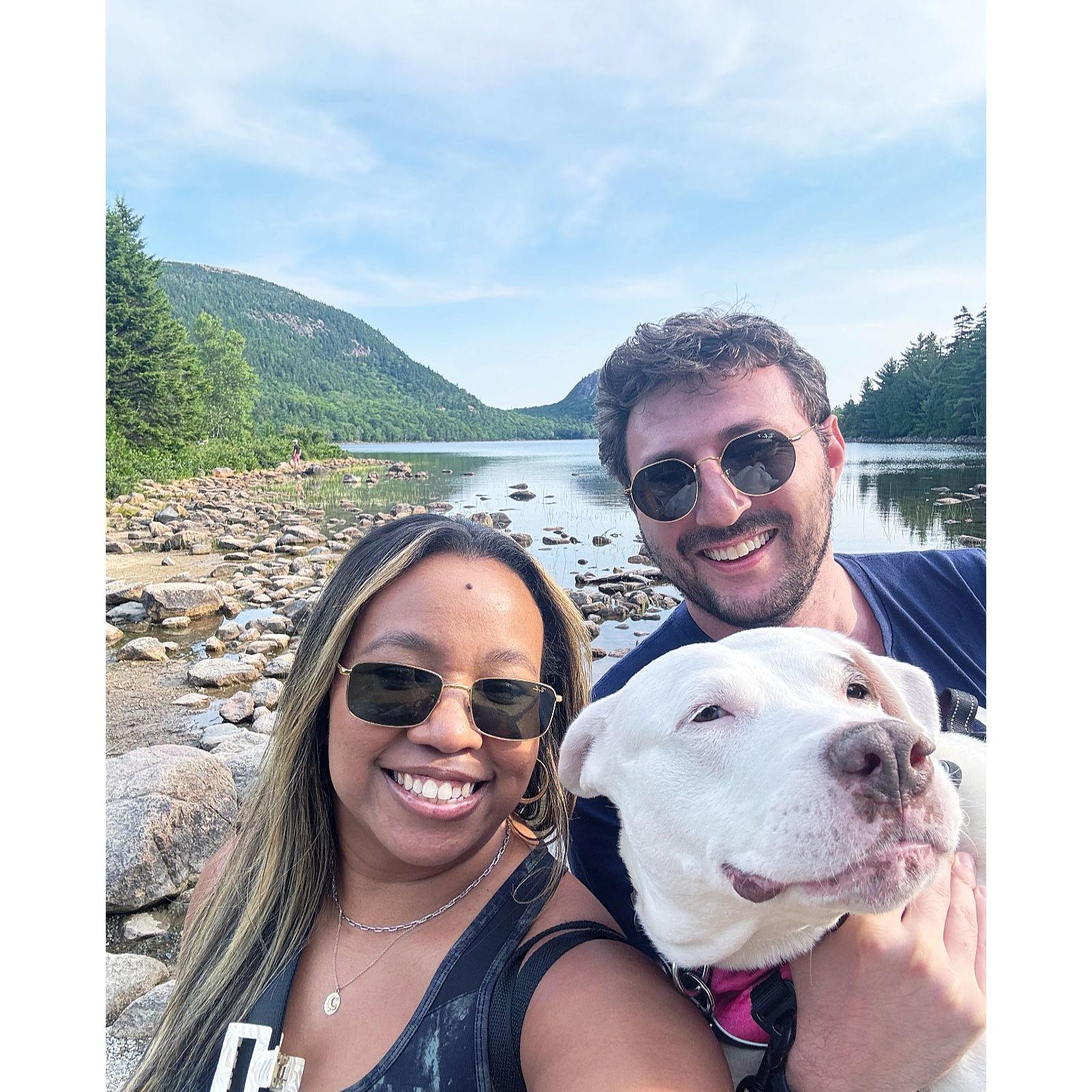 @ Jordan Pond of Acadia National Park in Bar Harbor, ME