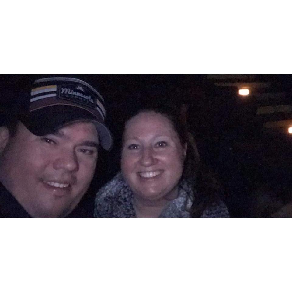 Winter fun at a concert! Everybody loves some Hairball!