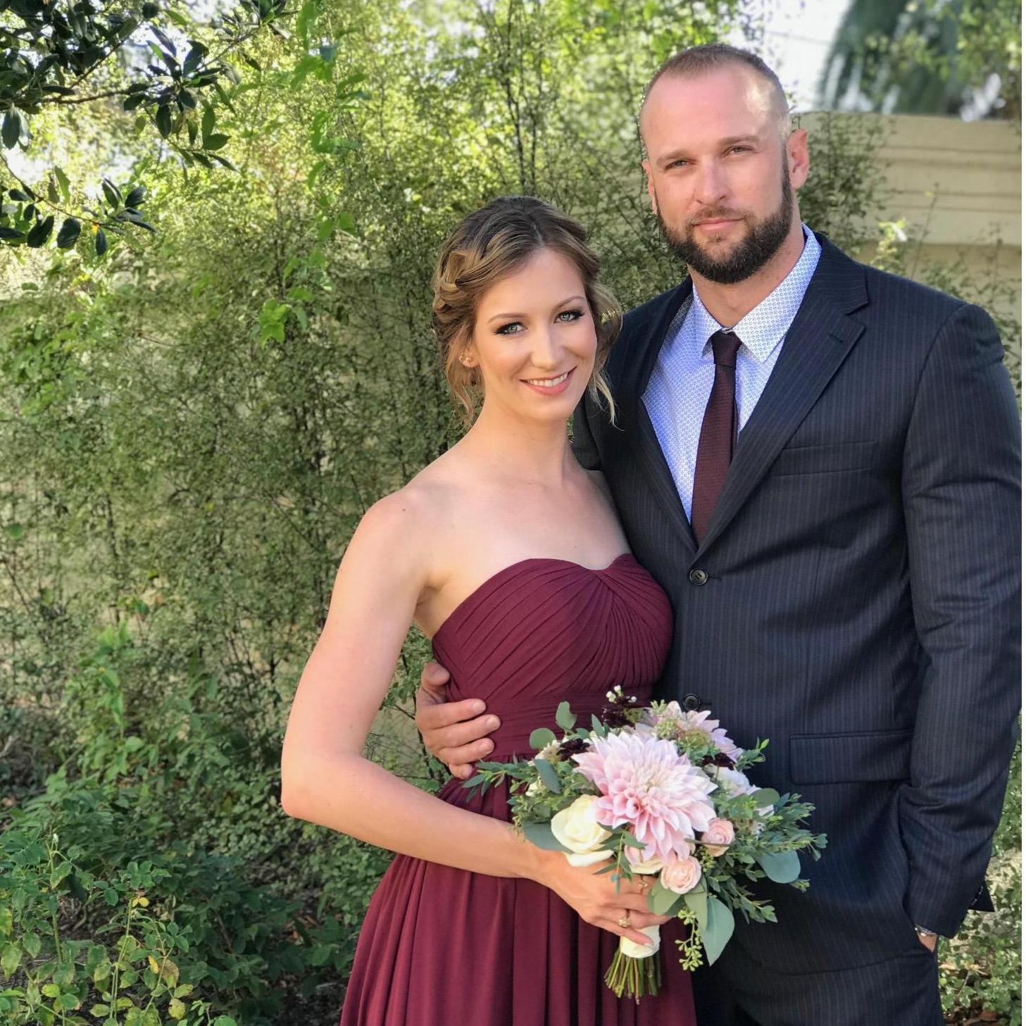 My handsome date for my sister's wedding