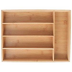 Slot Bamboo Cutlery Drawer Organizer