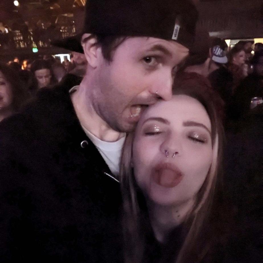 Typical Chance, taking a bite from my head.