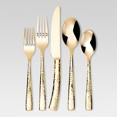 Arkita Silverware Set 5-pc. Stainless Steel Gold - Threshold™