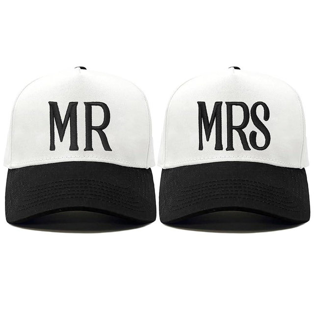 Mr and Mrs Trucker Baseball Hats, Engagement Gifts for Couples, Wedding Gifts, Bridal Shower Gifts, Honeymoon Essentials