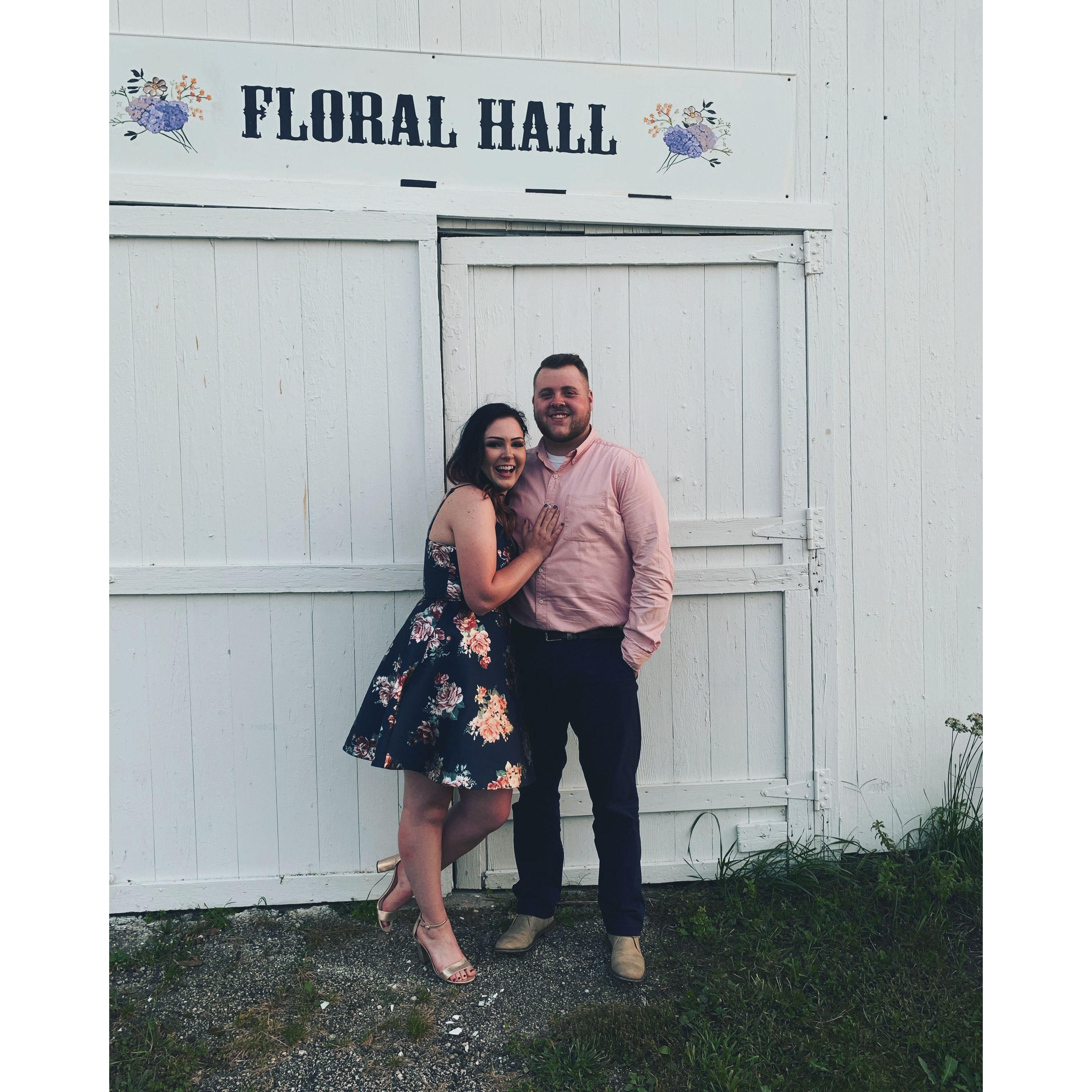 The first of many OTHER weddings together...