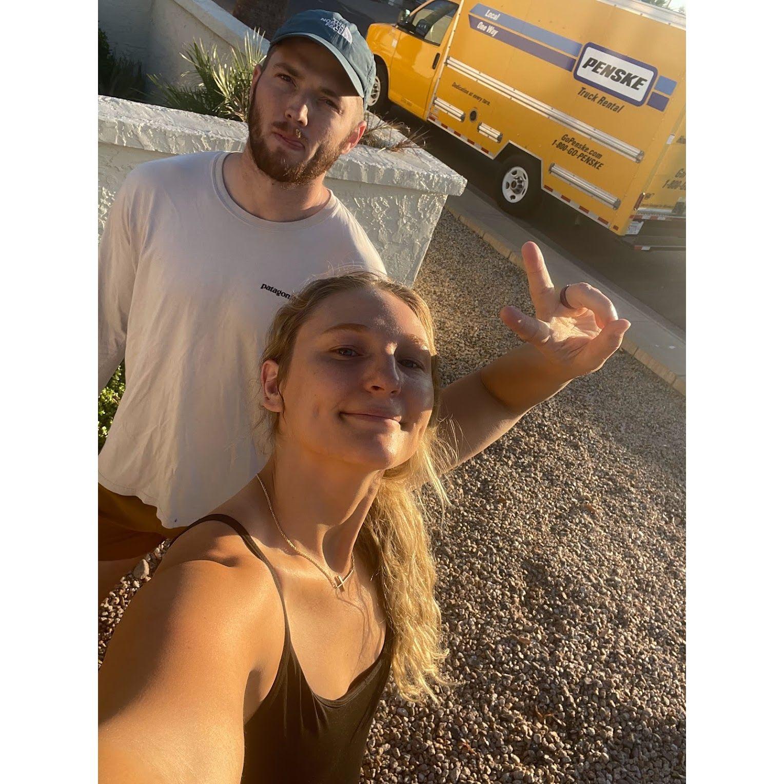 September 16, 2022- After living in Phoenix for a year to train, we decided to move to Maggie's home state, NEBRASKA! We are no strangers to moving, and hoping this is the last one for awhile.