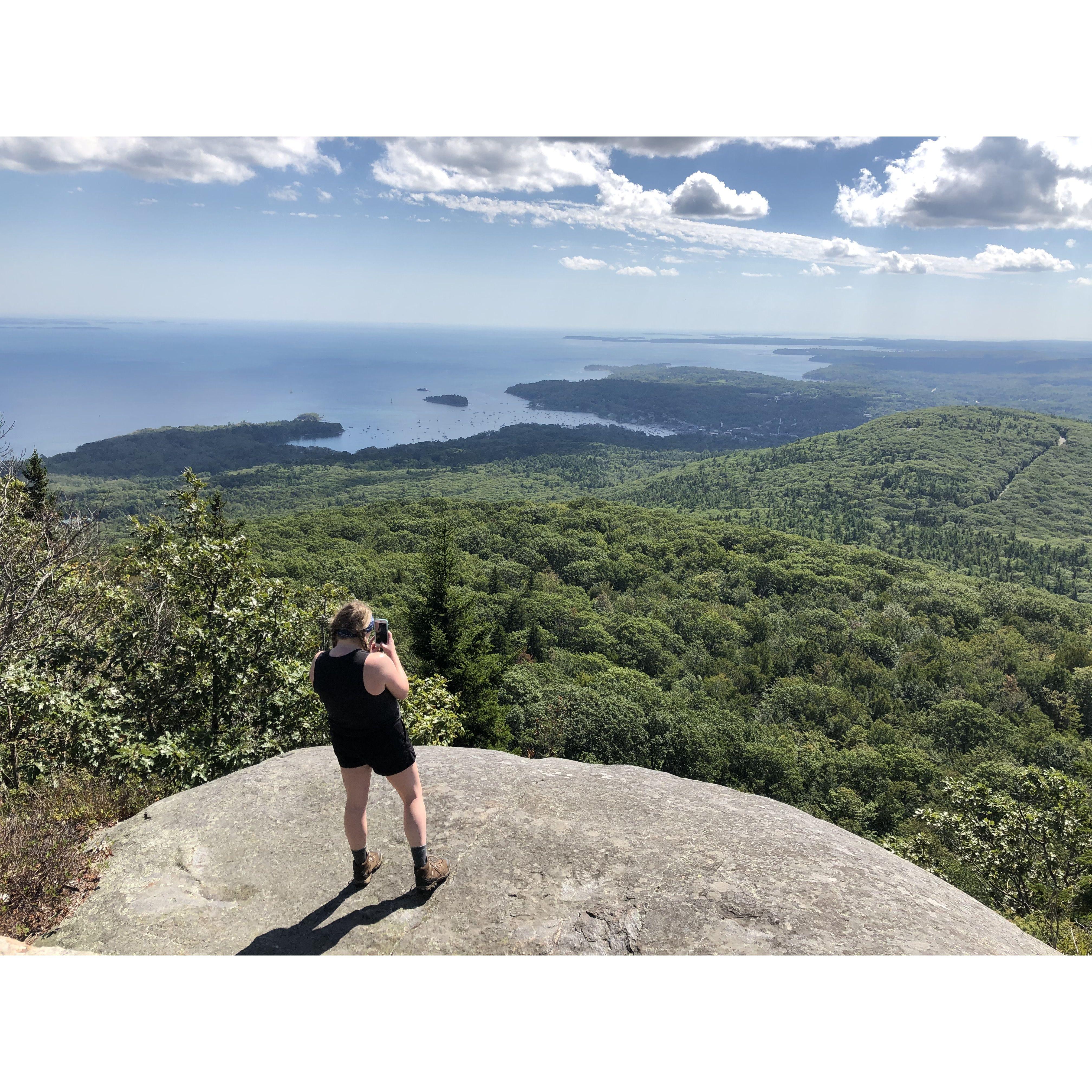 Hiking in Camden Sept. 2020