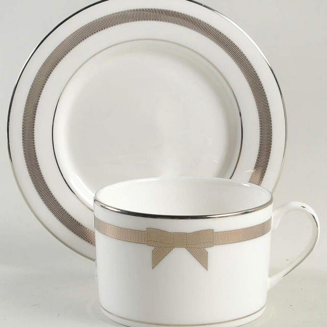 Flat Cup & Saucer Set Grace Avenue by Lenox