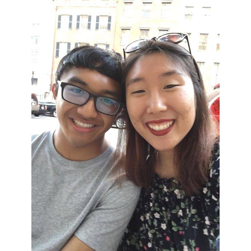 Our first date: ramen in DC followed by an Ed Sheeran concert