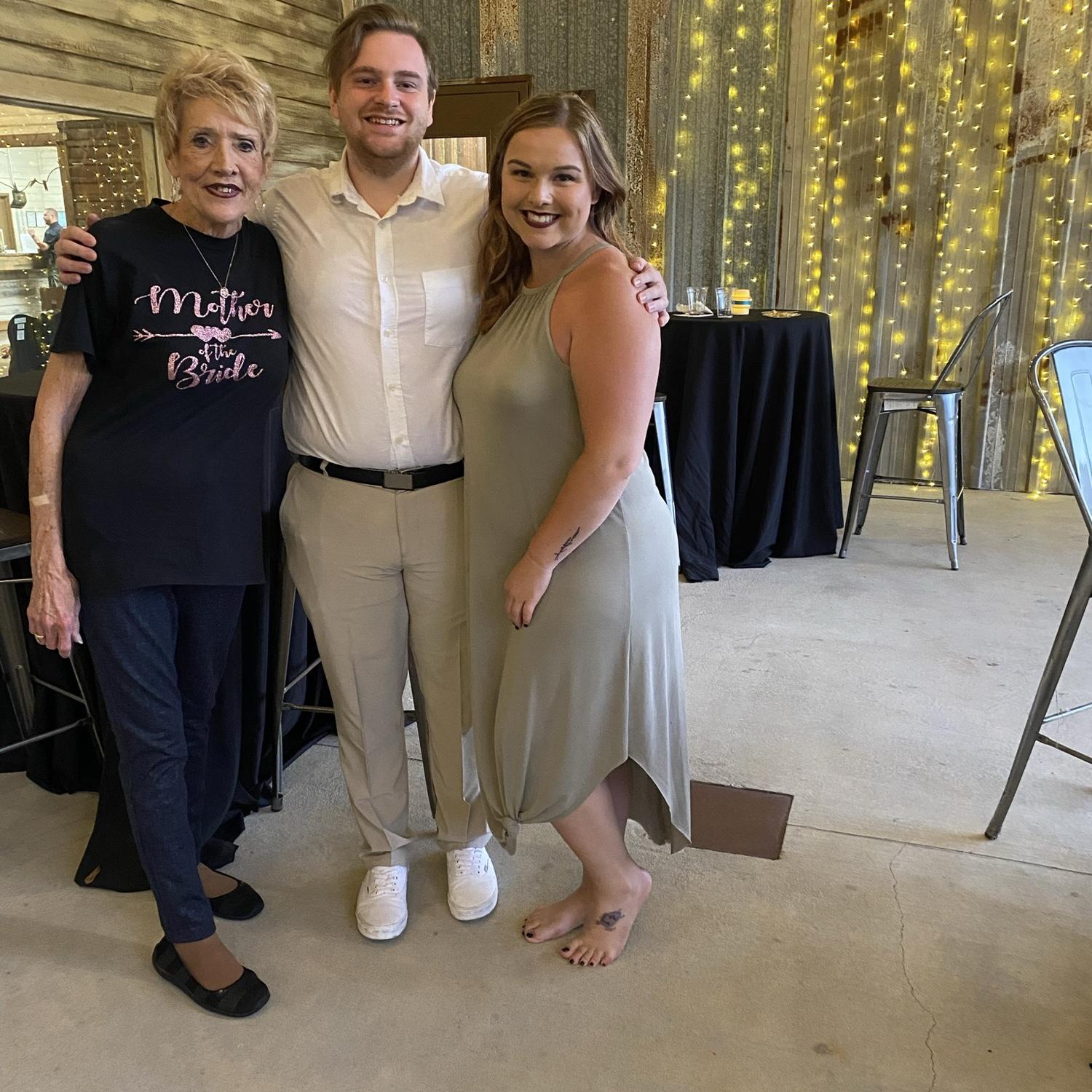 Cam's first trip to Bama with me for a family wedding