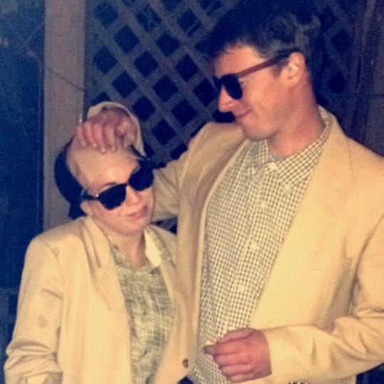 Our best Halloween Costume ever! Arnold Schwarzenegger and Danny DeVito in Twins