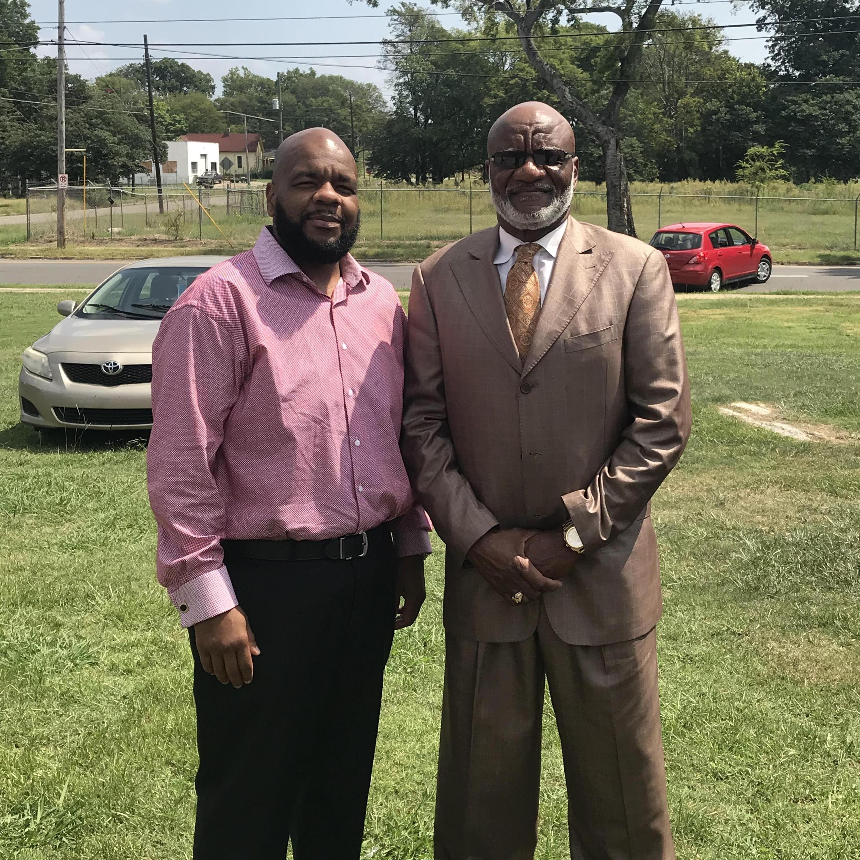 John and his son Tracey