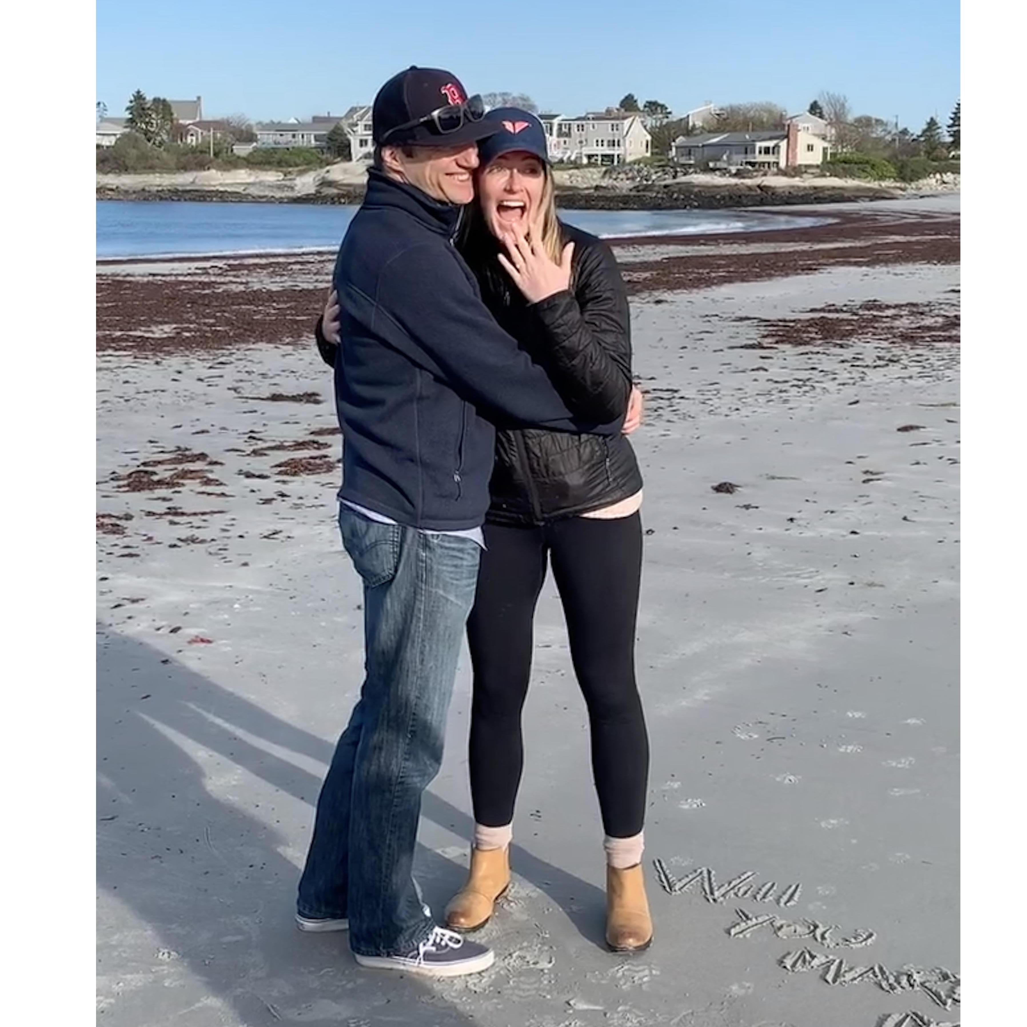 When she said yes.