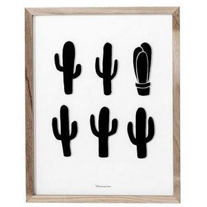 Wood Framed Cactus Wall Décor - 3R Studios