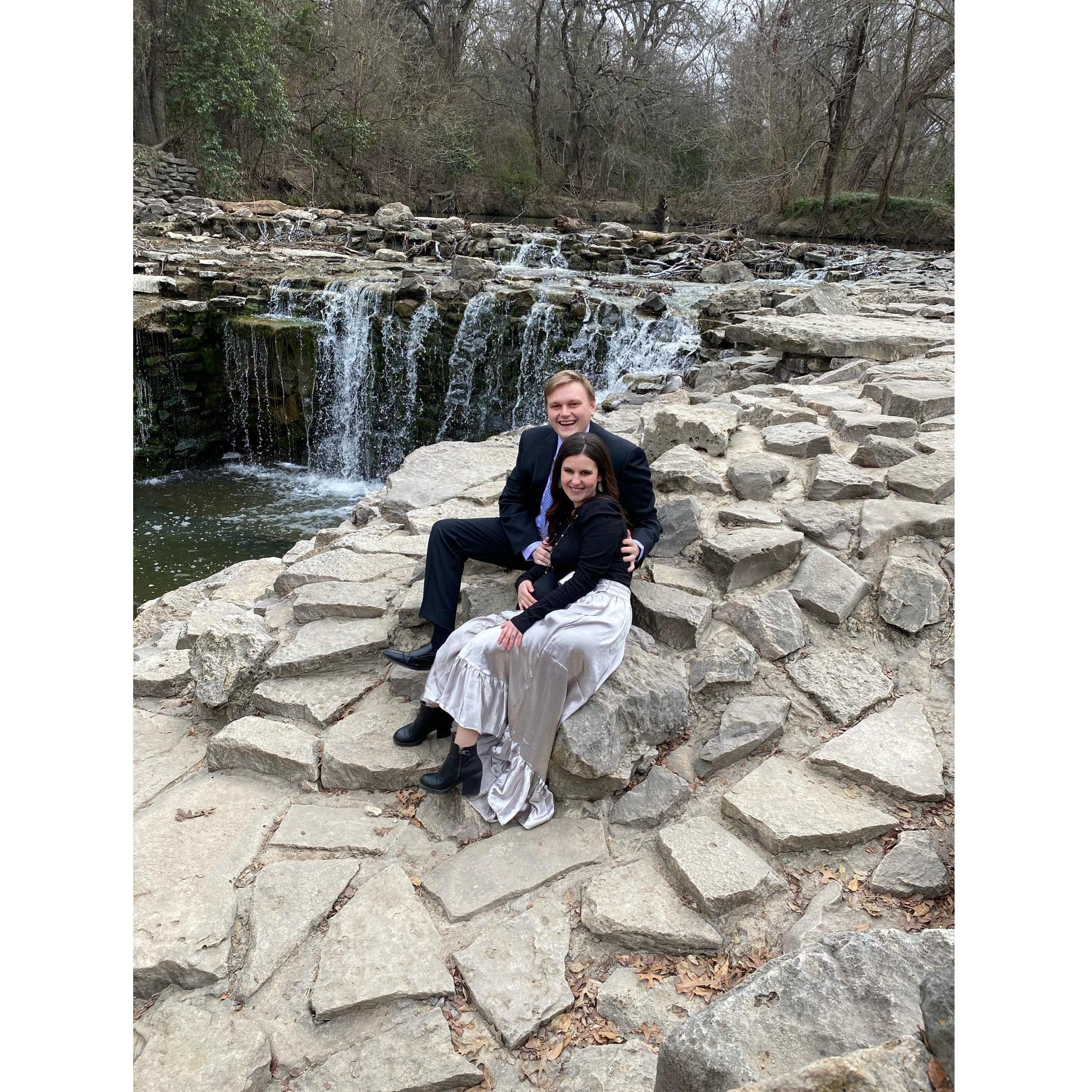 Hayden and I both love being by the water. We are getting married on Lake Granbury and hope you enjoy the beauty of the lake as much as we do!
