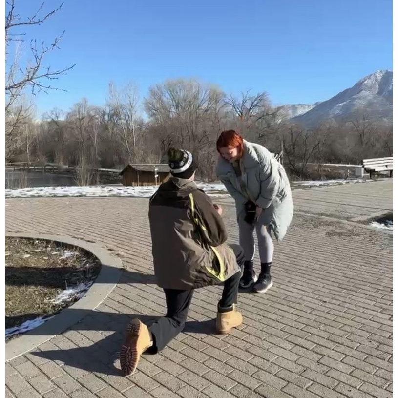 If you haven't seen the video of the proposal, text Kaylee or Max and ask to see it!