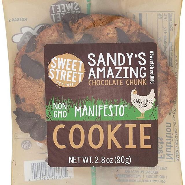 Sweet Street Individually Wrapped Sandy's Amazing Chococlate Chunk Manifesto Cookie 3.02 ounces (Pack of 48)