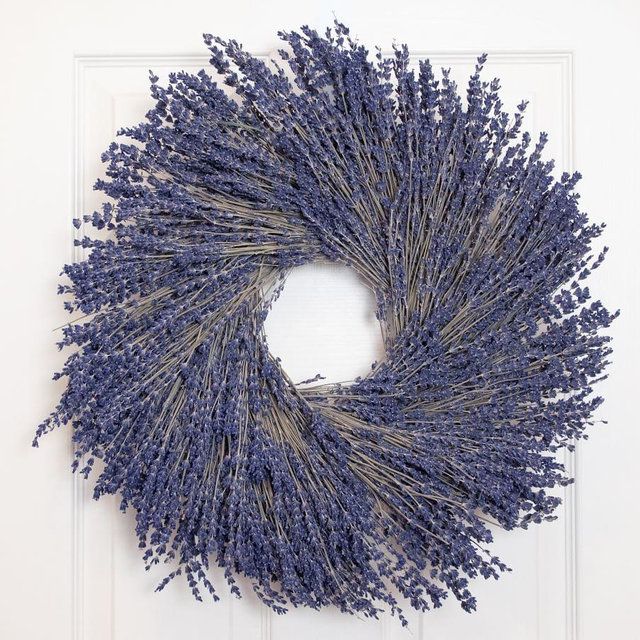 Dried Lavender Wreath, 20"