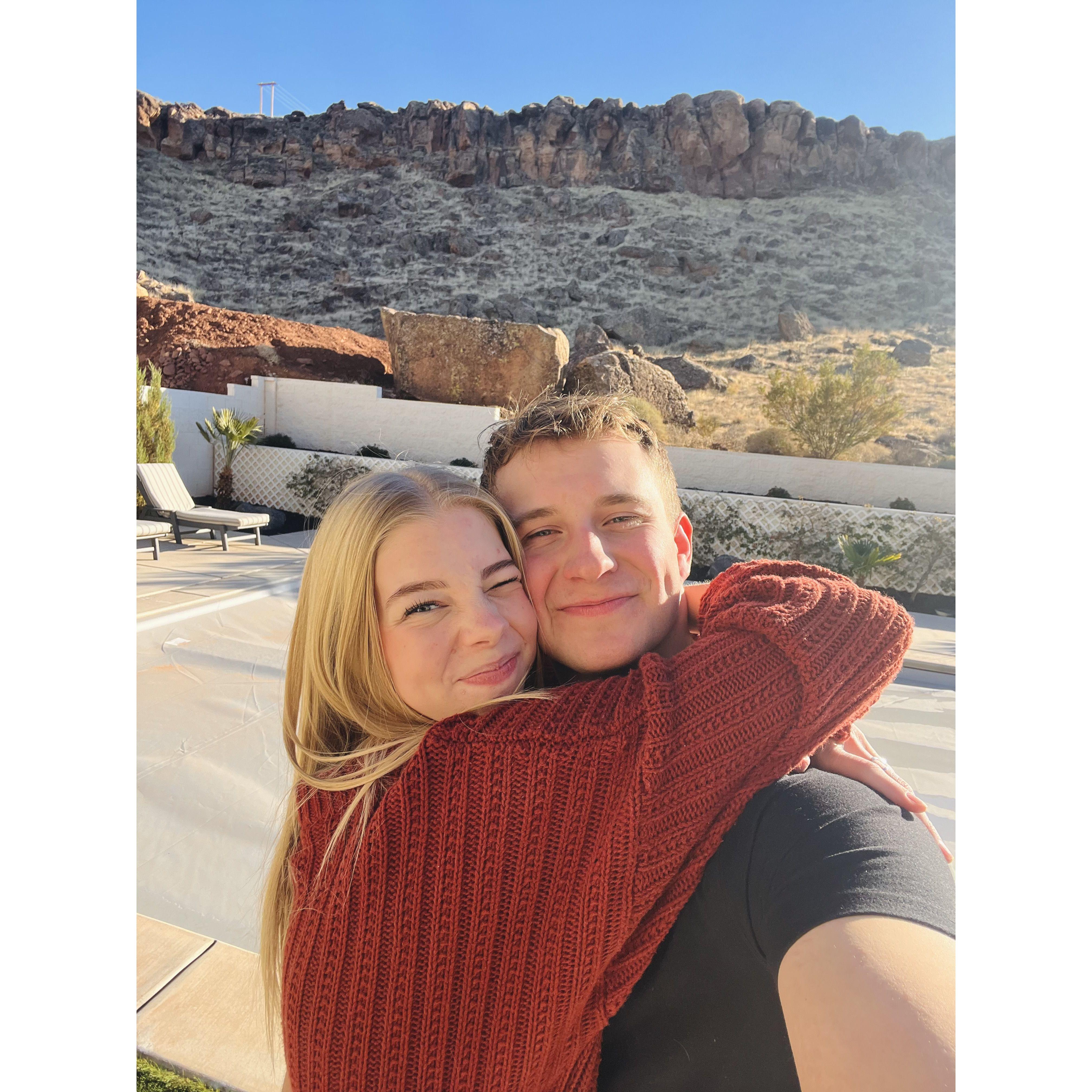 Our first Thanksgiving together!
