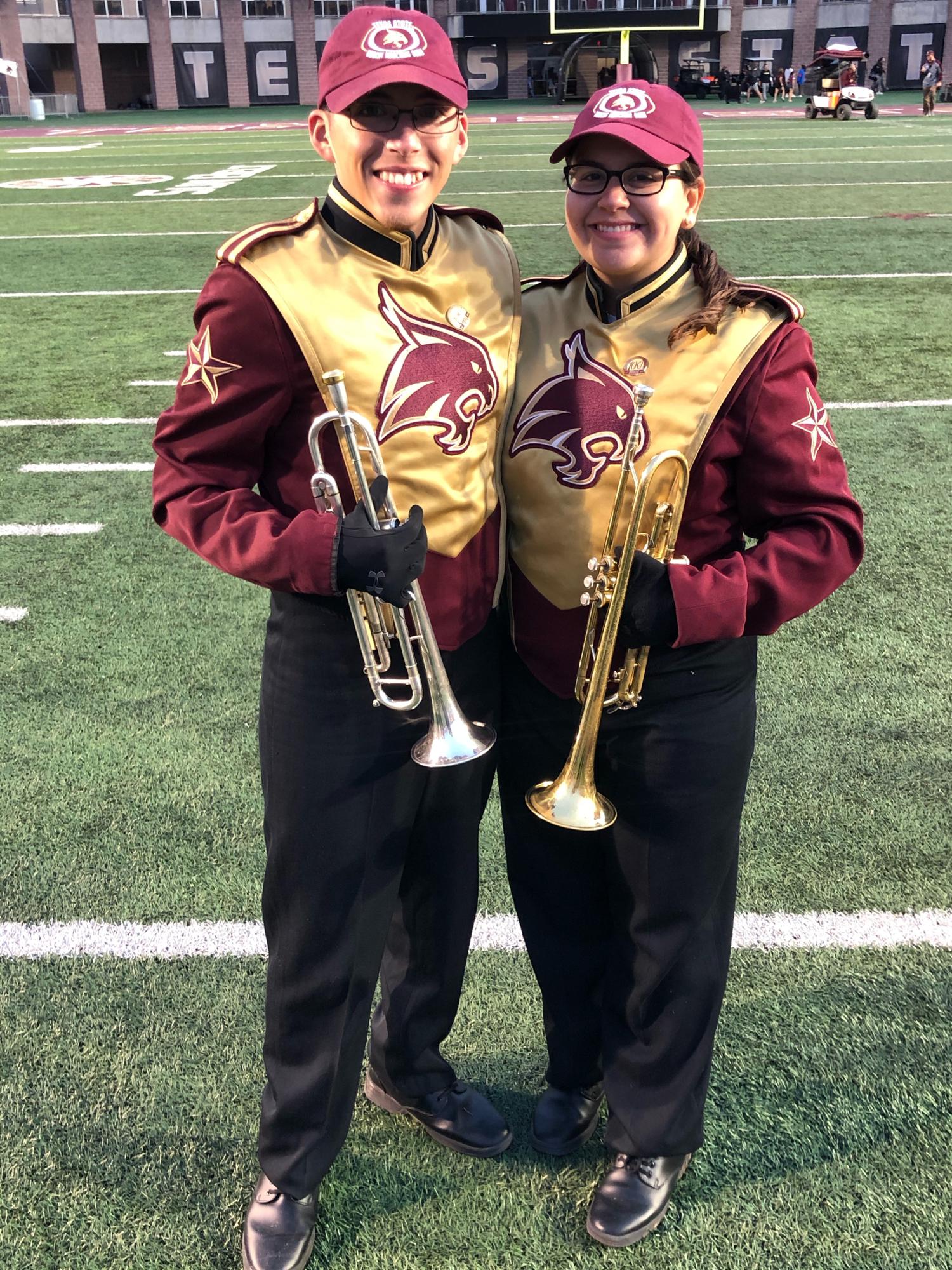 After a football game. Eat ‘em up cats!