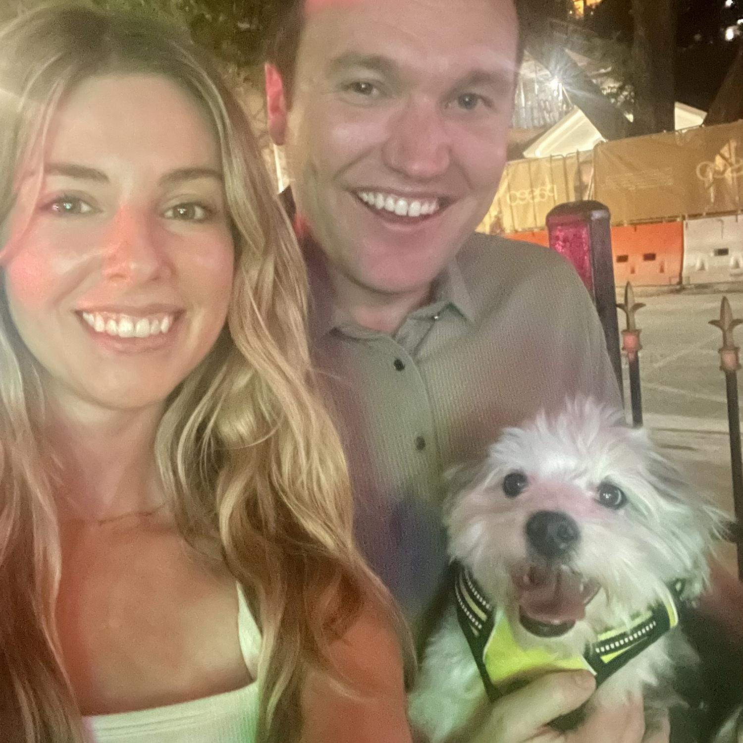 1st family pic while out on Rainey Street.