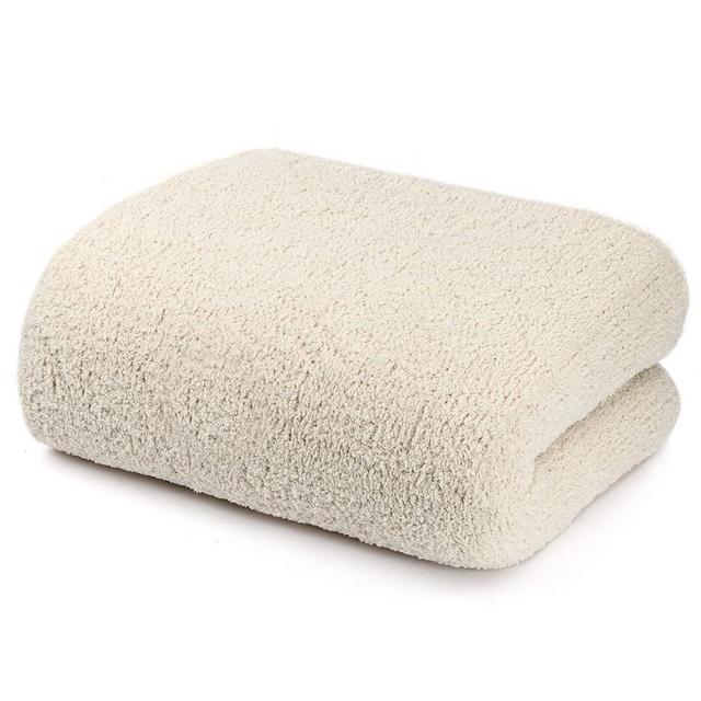 KASHWÉRE Solid Chenilla™ Beddling Blanket, Malt, King Size 88" x 98"