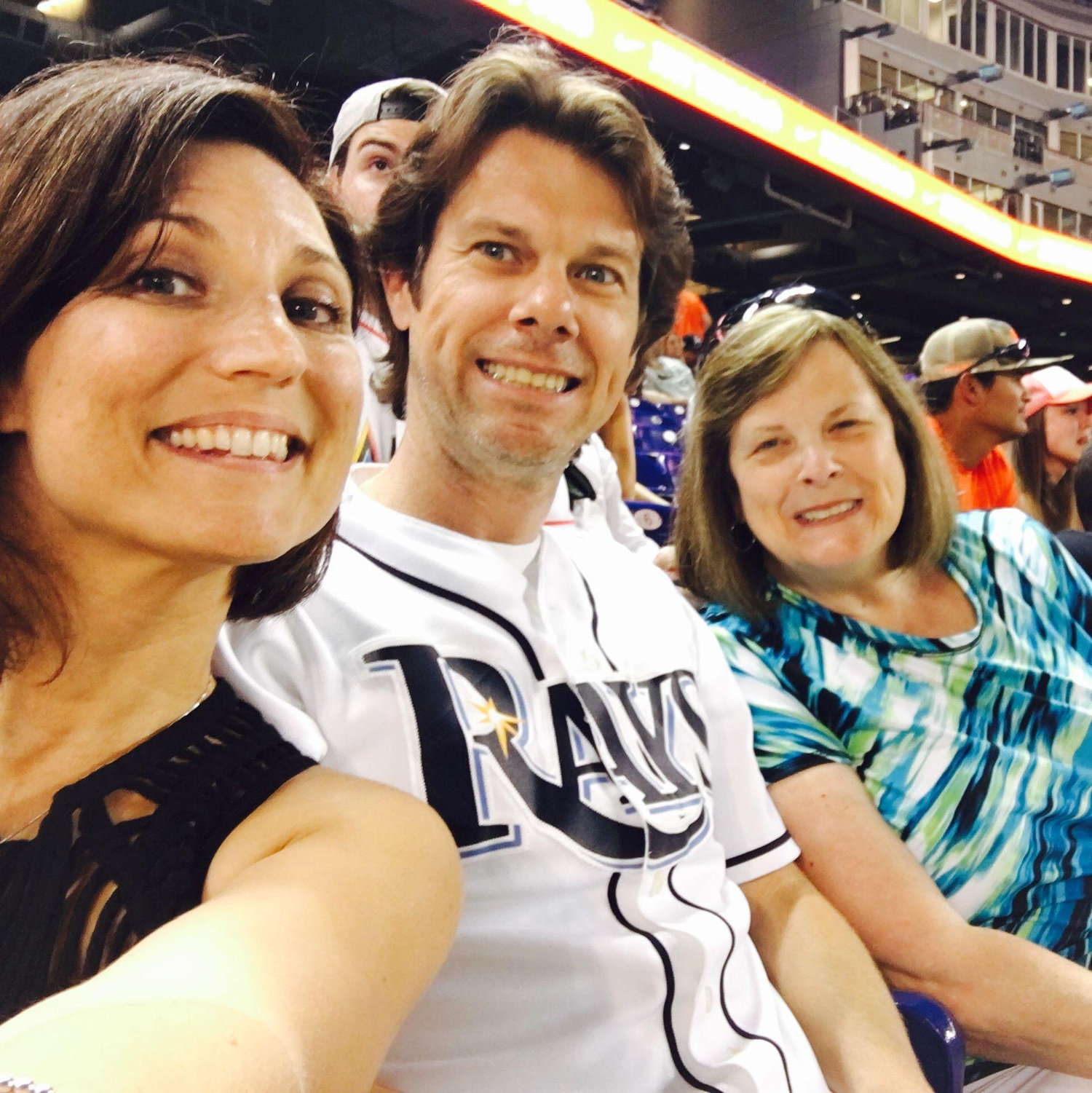 The Baseball game was great, but the pre-game hang watching tv is a memory none of us will ever forget.