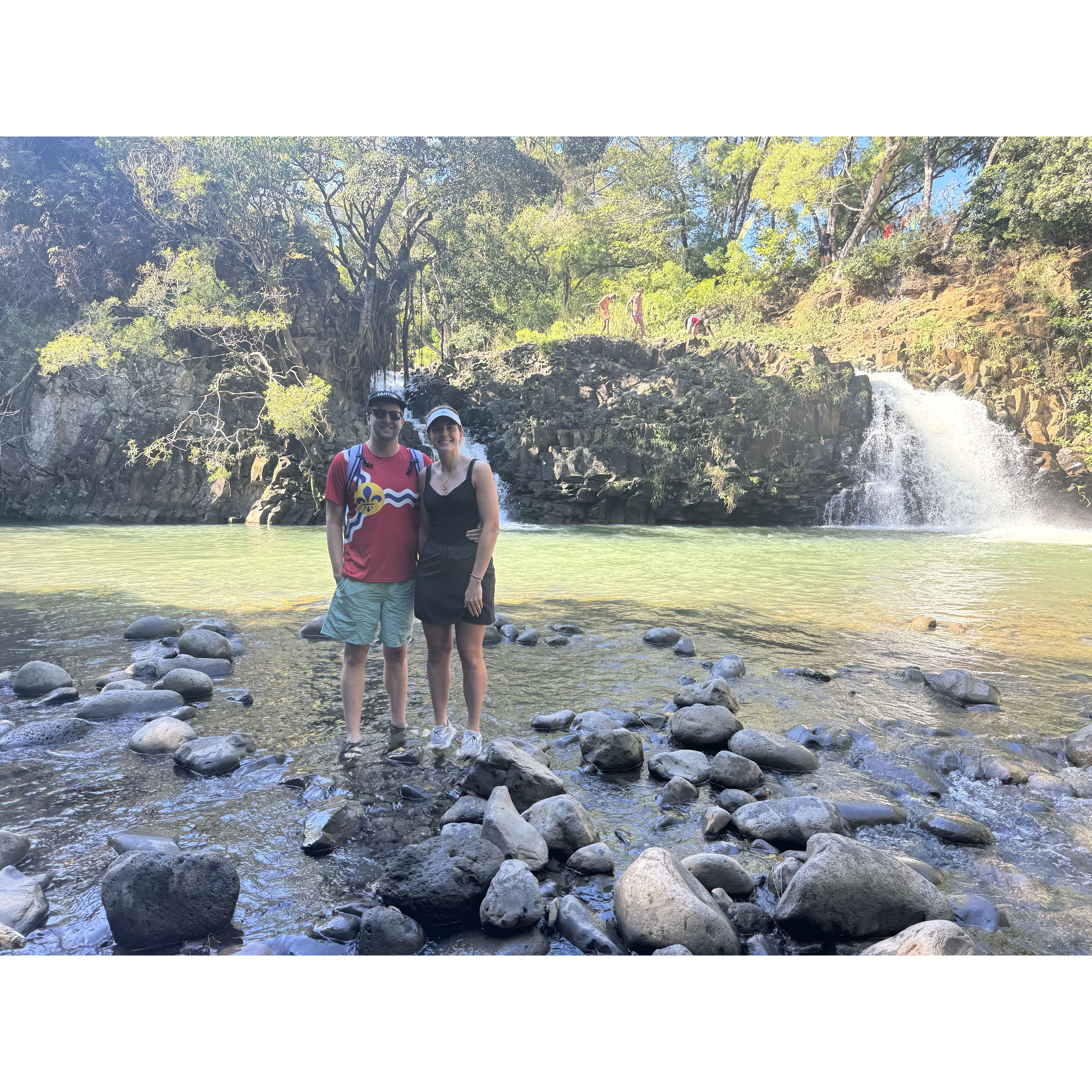 Hiking and chasing waterfalls in Hawaii!