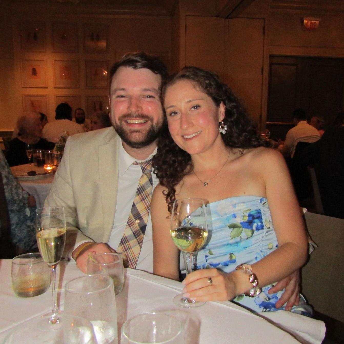 So many smiles before the wedding of Emma and Nick