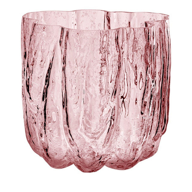 Kosta Boda Circular Crackle Vase, Small
