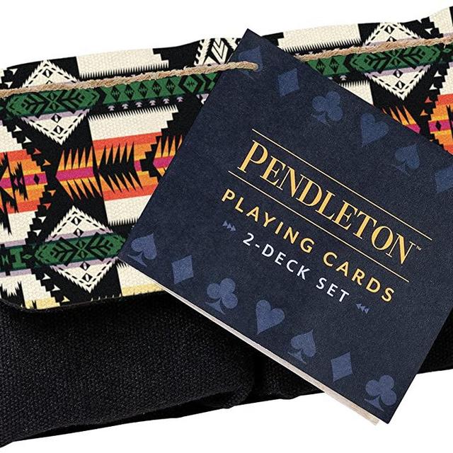 Chronicle Books Pendleton Playing Cards: 2-Deck Set (Camping Games, Gift for Outdoor Enthusiasts)