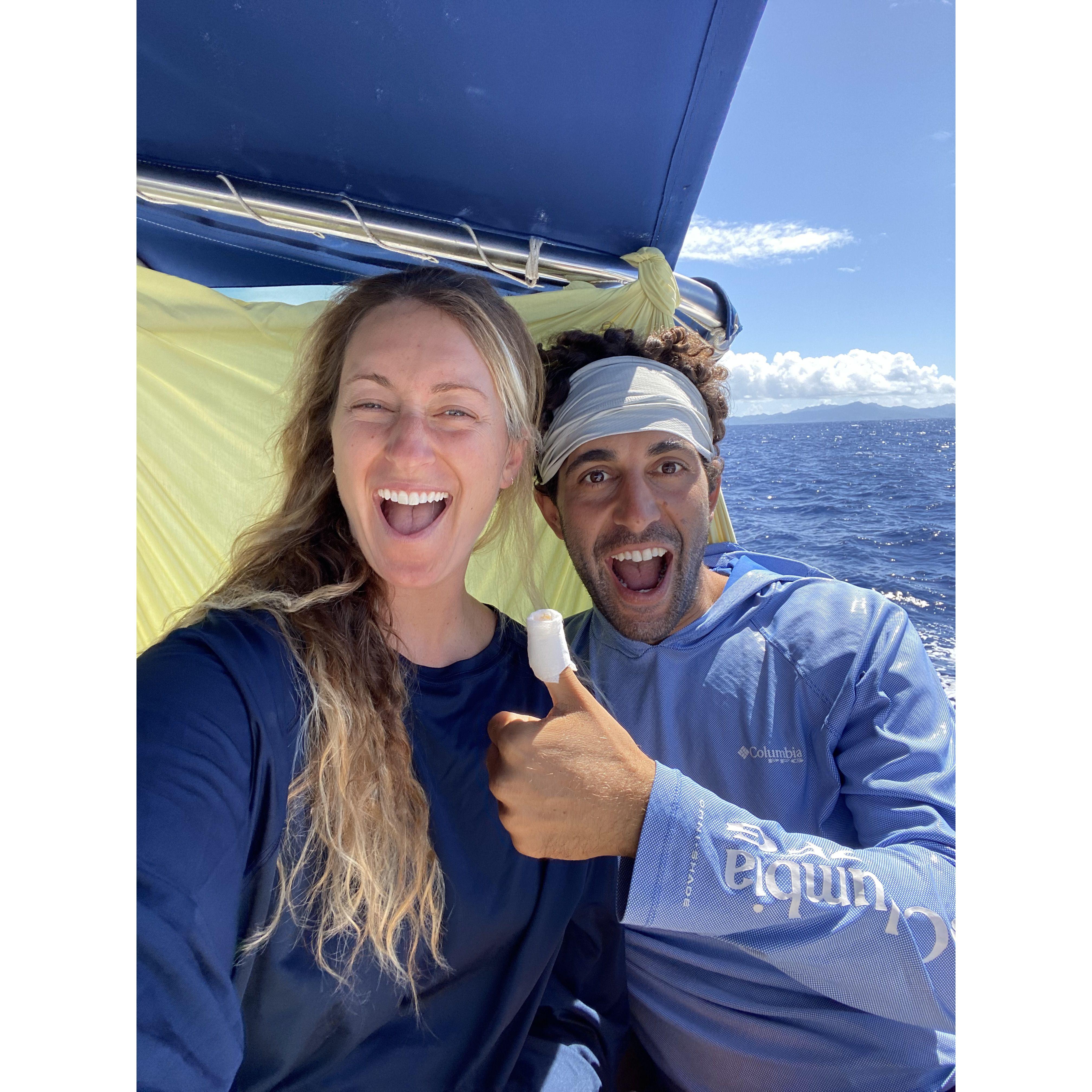 Overcoming obstacles! Raiatea