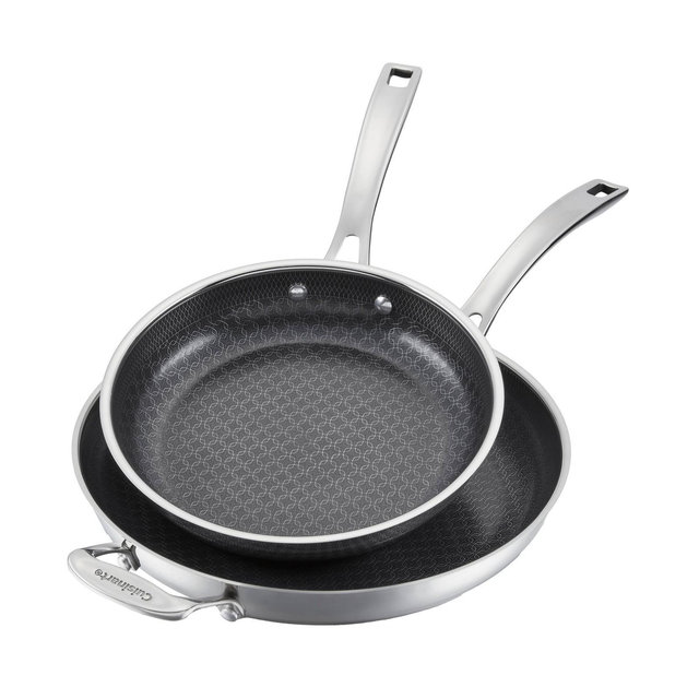 Cuisinart 2pk FusionPlus Stainless Steel Skillet Set
