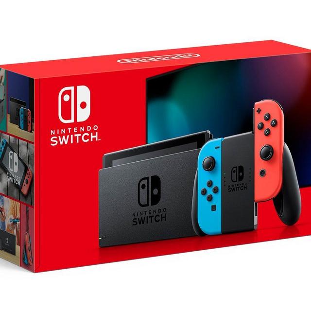 Nintendo Switch Console with Neon Red/Neon Blue Joy-Con Controller | GameStop