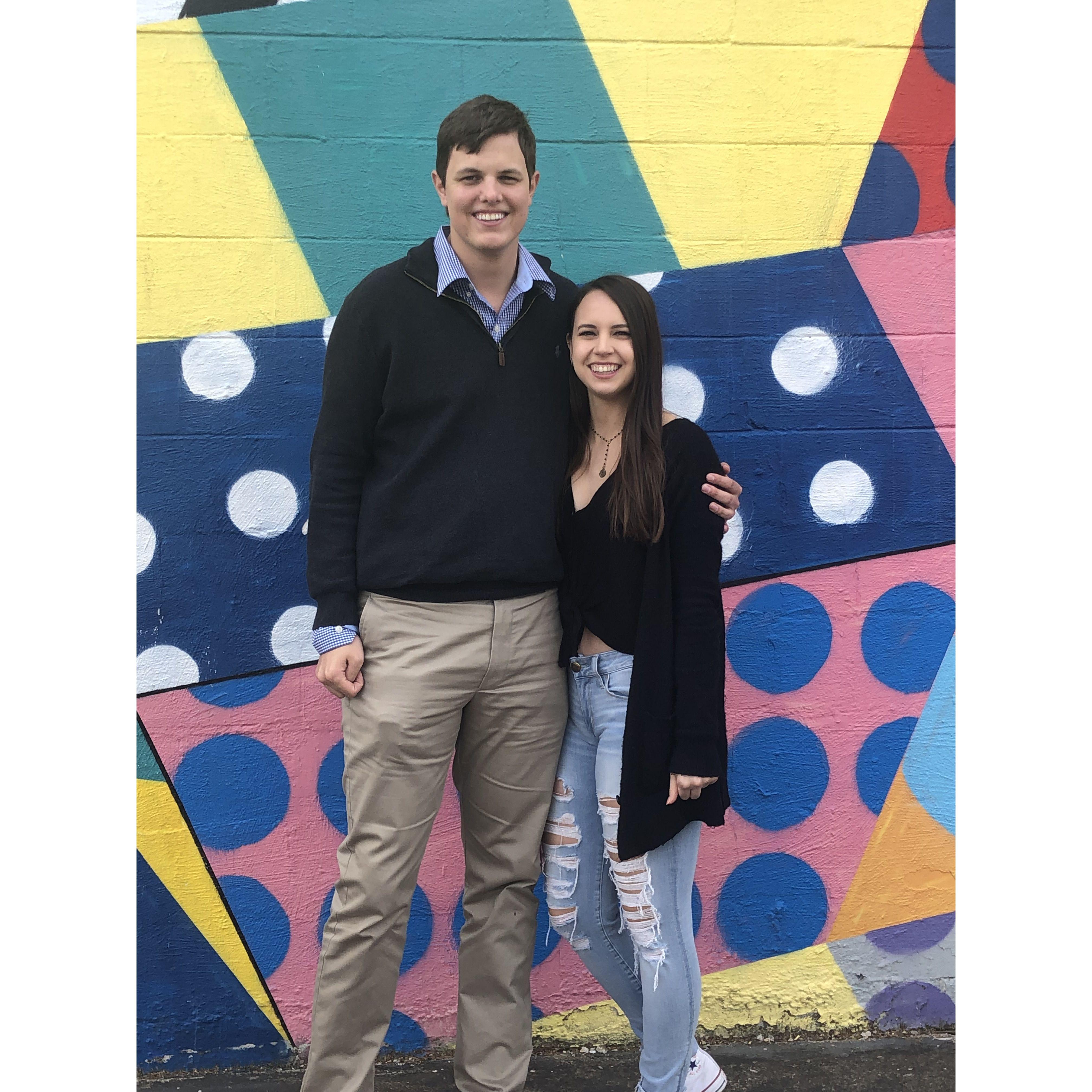 Our first year anniversary trip to Nashville
