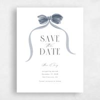Blue Wedding Save the Date - Brienno Portrait