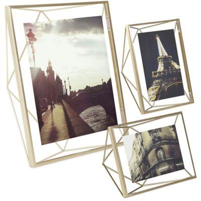 Umbra® Prisma 4-Inch x 6-Inch Photo Frame in Matte Brass